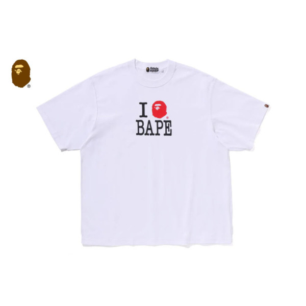 베이프 베이프 로고 인사이드 아웃 릴렉스핏 반팔티 2컬러 1L30109352