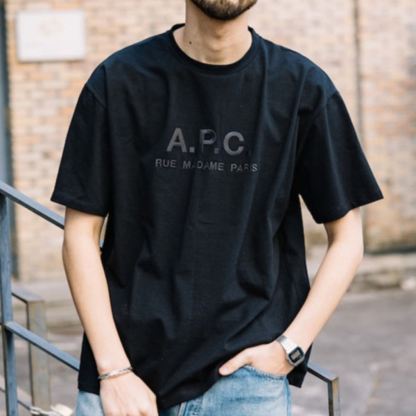 퍼블럭스 A.P.C. 별주 릴렉스 핏 반팔티 RUE MADAME FSM 2.0 2컬러 1026046300013