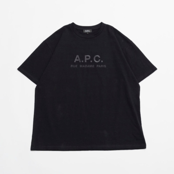 퍼블럭스 A.P.C. 별주 릴렉스 핏 반팔티 RUE MADAME FSM 2.0 2컬러 1026046300013