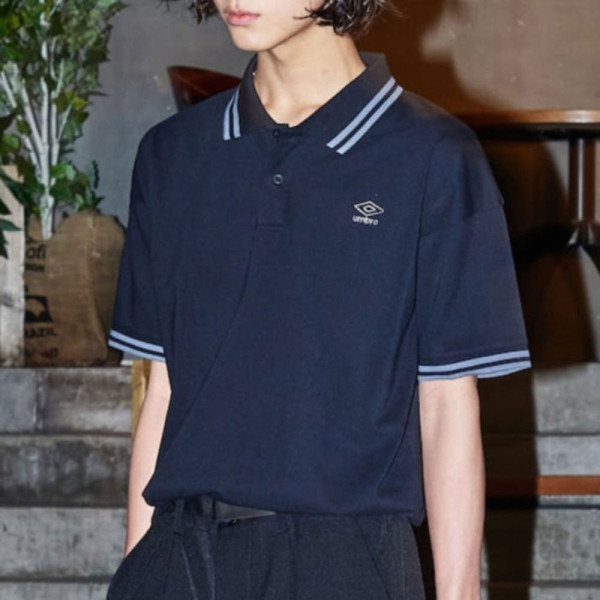 퍼블럭스 엄브로 별주 원포인트 자수 폴로 셔츠 4컬러 3127394400003