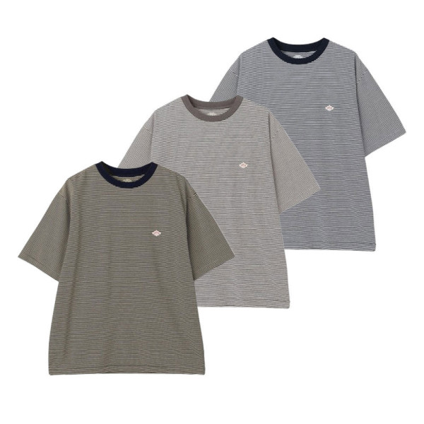 단톤 반팔 이너 티셔츠 스트라이프 6컬러 DT-C0196 CVT-ST DNB251M103-0002