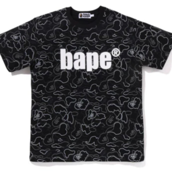 베이프 네온 카모 베이프 반팔 티셔츠 2컬러 1L30109013