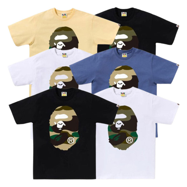 베이프 자이언트 1ST 카모 빅에이프 헤드 반팔티 6컬러 1L30110015