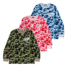 베이프 ABC 카모 NYC 원포인트 롱 슬리브 티셔츠 3컬러 1L30111007