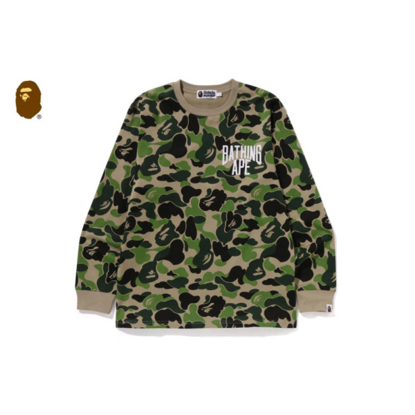 베이프 ABC 카모 NYC 원포인트 롱 슬리브 티셔츠 3컬러 1L30111007