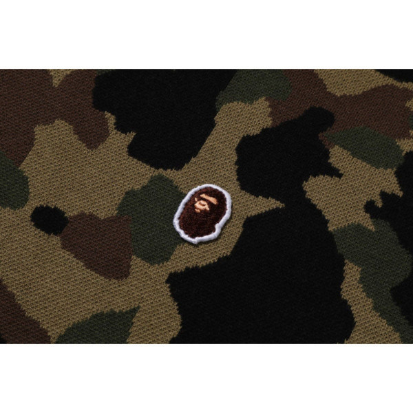 베이프 1ST 카모 자카드 원 포인트 릴렉스핏 풀오버 후드 2컬러 1L30114302