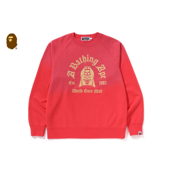 베이프 워시드 이펙트 스웻셔츠 2컬러 1L30113003