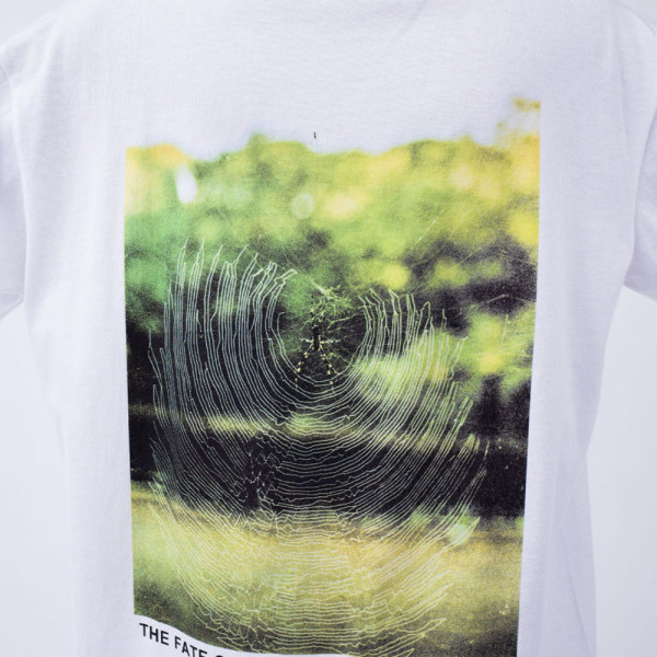 나나미카 x FUJIWARA INSATSU OOAL 그래픽 반팔티 화이트 SUHS429