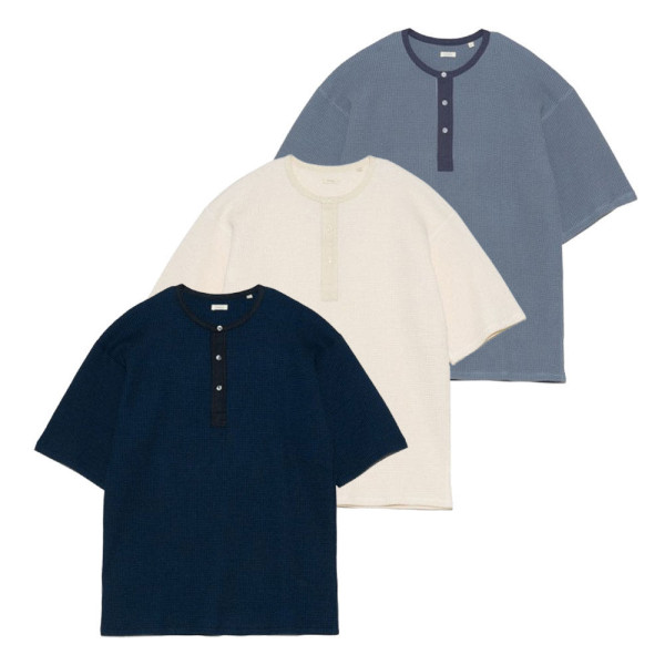 나나미카 헨리넥 써멀 스웨트 티셔츠 3컬러 S25SH104