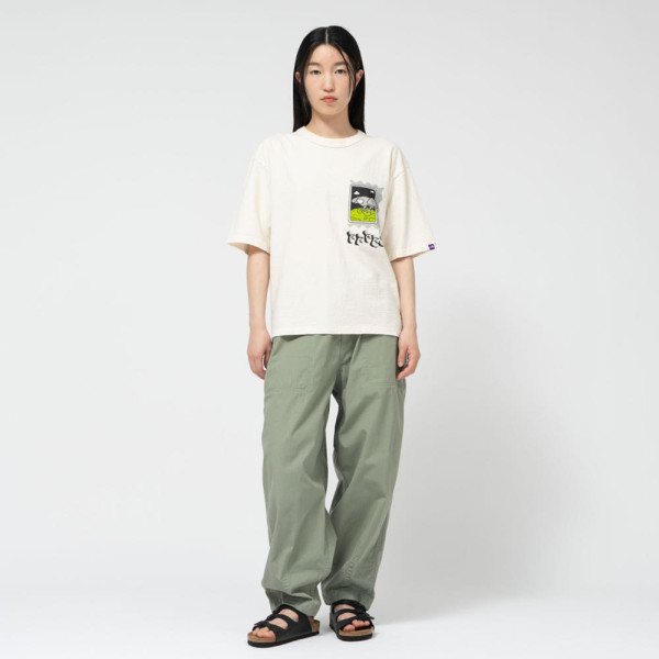 노스페이스 퍼플라벨 FFFRS 그래픽 티셔츠 네추럴 N25SI067