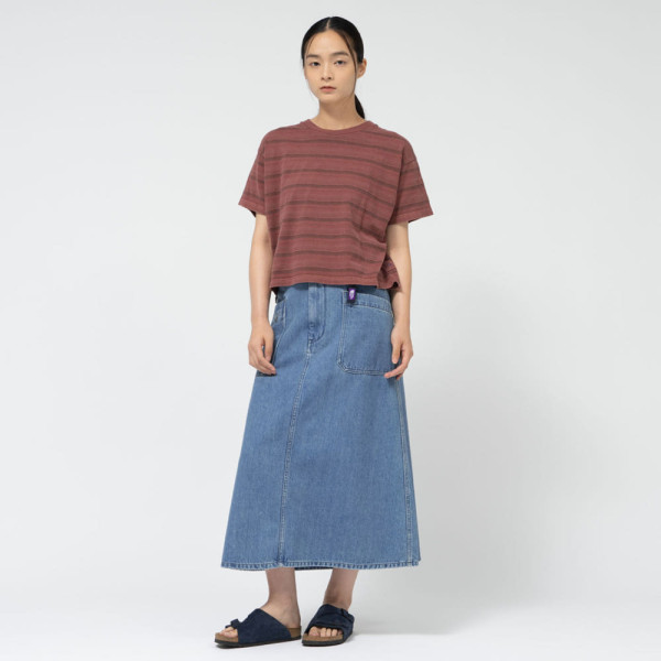 노스페이스 퍼플라벨 자카드 필드 티셔츠 2컬러 N25SH057