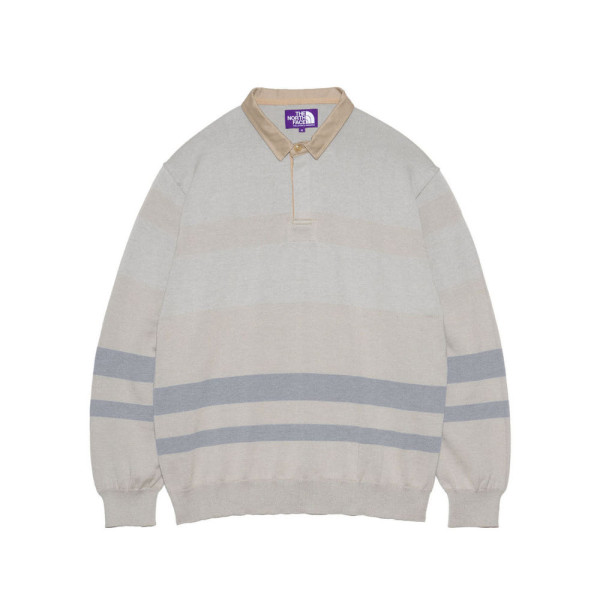 노스페이스 퍼플라벨 필드 니트 럭비셔츠 2컬러 N25SJ025