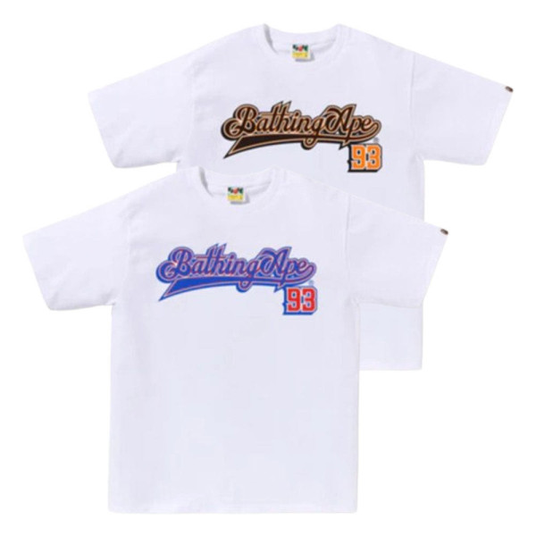 베이프 베이스볼 로고 티셔츠 2컬러 1L30110056