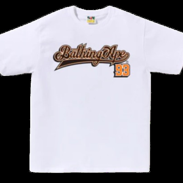 베이프 베이스볼 로고 티셔츠 2컬러 1L30110056