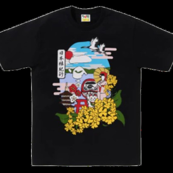 베이프 일본 컬쳐 스프링 에이프헤드 티셔츠 2컬러 1L22110040