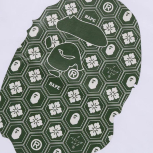 베이프 트래디셔널 일본 패턴 에이프헤드 티셔츠 3컬러 1L20109001