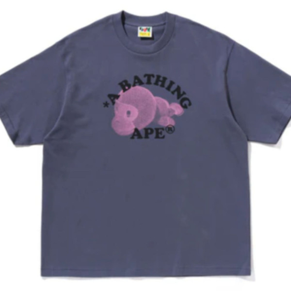 베이프 마일로 컬리지 릴렉스 핏 티셔츠 3컬러 2L30110302