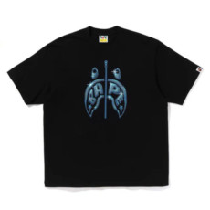 베이프 샤크 릴렉스핏 반팔티 블랙 1L30110331