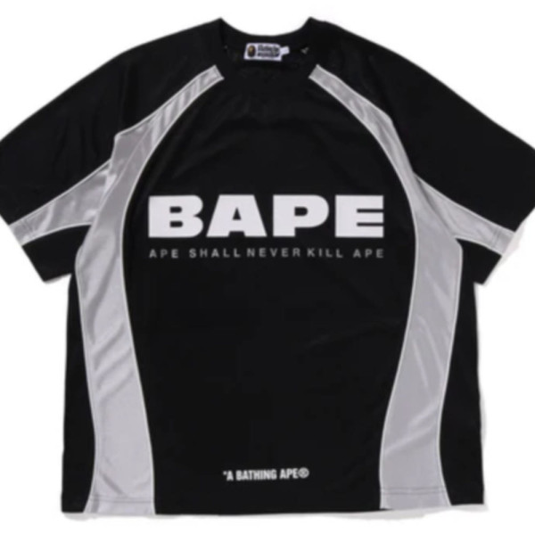 베이프 솔리드 카모 자카드 멀티로고 릴렉스 핏 축구 유니폼 3컬러 1L30109312