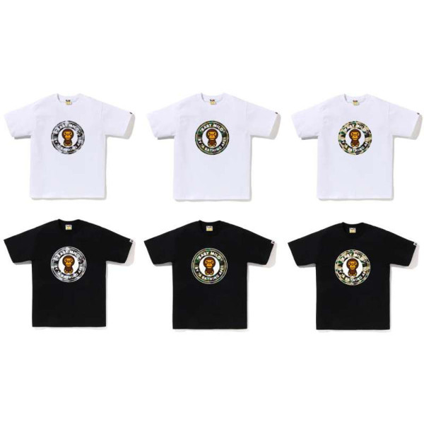 베이프 1ST 카모 마일로 비지 워크 반팔티 6컬러 2L30110004