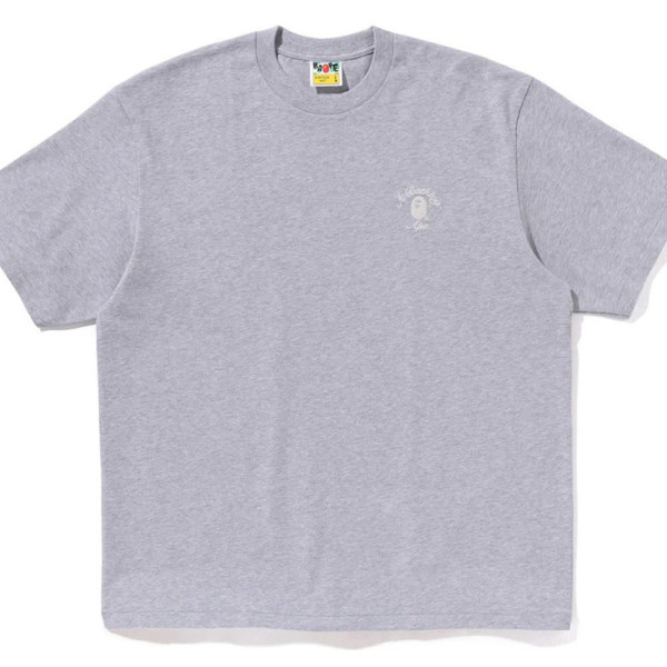 베이프 원포인트 컬리지 릴렉스핏 반팔 티셔츠 5컬러 1L30110304