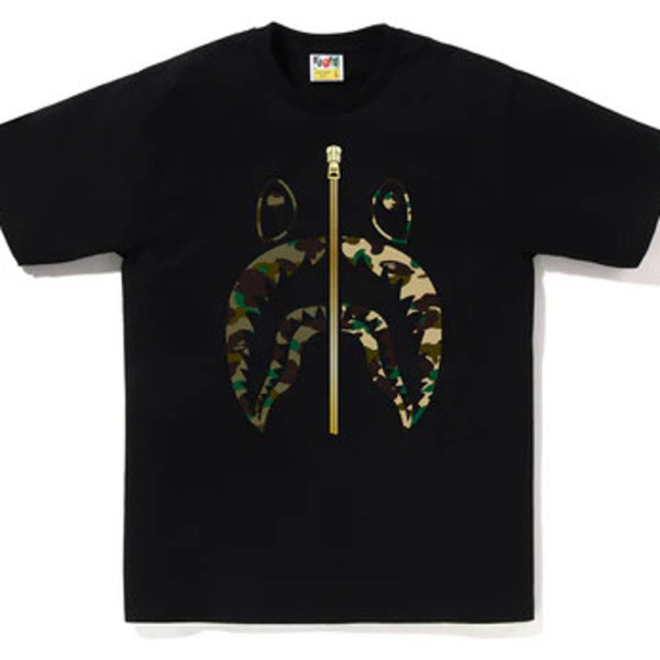 베이프 1ST 카모 세퍼레이트 샤크 반팔 티셔츠 2컬러 1L30110018