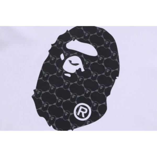 베이프 컬리지 모노그램 에이프 헤드 릴렉스핏 반팔티 3컬러 1L30110334