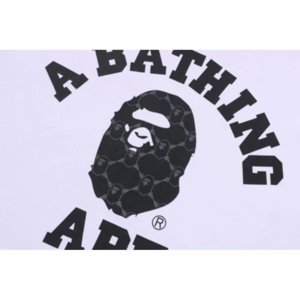 베이프 컬리지 모노그램 컬리지 릴렉스핏 반팔티 3컬러 1L30110322