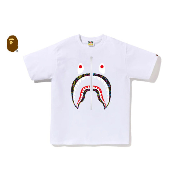 베이프 네온 카모 샤크 반팔티 3컬러 1L30110040