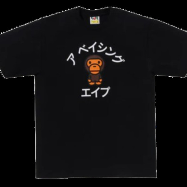 베이프 베이비 마일로 칼리지 반팔티 2컬러 2L22110007