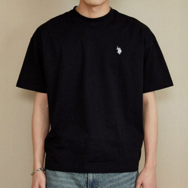 퍼블럭스 U.S. POLO ASSN. 유에스폴로에센 별주 원포인트 자수 크루넥 반팔 티셔츠 7컬러 3127291600013