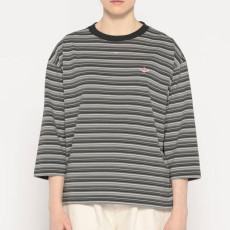 단톤 여성 7부 슬리브 스트라이프 티셔츠 8컬러 DT-C0131 TCB DNB252L103-0010