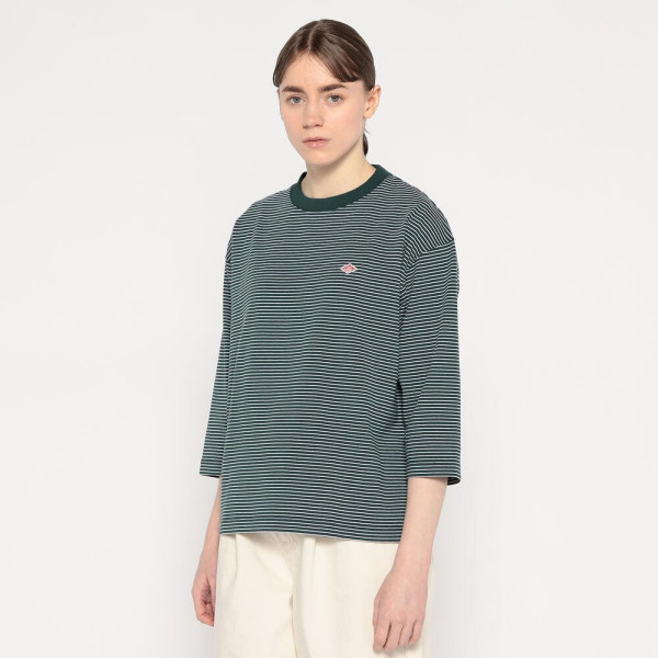 단톤 여성 7부 슬리브 스트라이프 티셔츠 8컬러 DT-C0131 TCB DNB252L103-0010