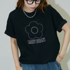 퍼블럭스XMARY QUANT 자수 와플 티셔츠 3컬러 3223375300007