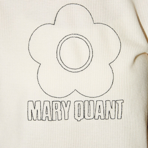 퍼블럭스XMARY QUANT 자수 와플 티셔츠 3컬러 3223375300007