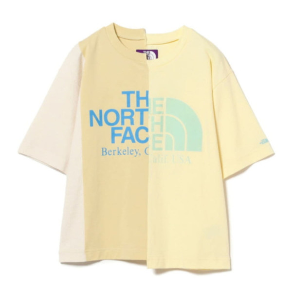 빔즈 노스페이스 퍼플라벨 25SS 비대칭 로고 티셔츠 3컬러 13-04-0310-594