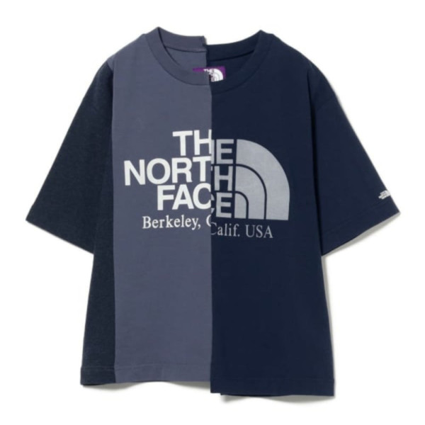 빔즈 노스페이스 퍼플라벨 25SS 비대칭 로고 티셔츠 3컬러 13-04-0310-594