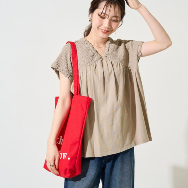 프릭스스토어 피그먼트 가공 셔링 브이넥 티셔츠 6컬러 1323248901616