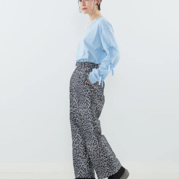 빔즈 CAROLINA GLASER 리본 롱 슬리프 티셔츠 2컬러 62-14-0032-438