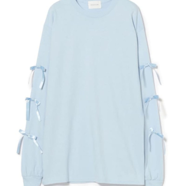 빔즈 CAROLINA GLASER 리본 롱 슬리프 티셔츠 2컬러 62-14-0032-438