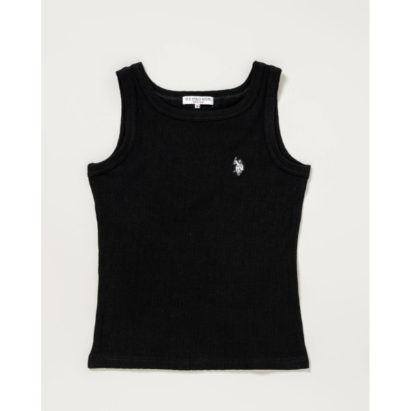 U.S. POLO ASSN. 유에스폴로에센 리브 탱크탑 더블홀스맨 자수 2컬러 PLL52242