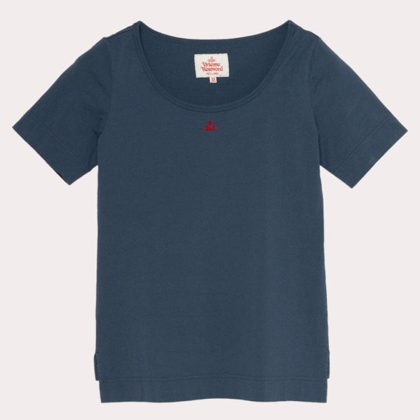 비비안웨스트우드 코튼 베이직 라운드넥 티셔츠 4컬러 1612351023