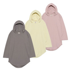 나나미카 여성 에코 블루 와플 파카 티셔츠 3컬러 S25SH027