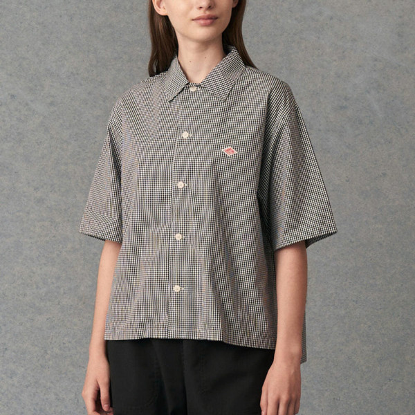 단톤 여성 코튼 팝린 반팔 플레이드 셔츠 3컬러 DT-B0223 CPP DNB251L104-0009