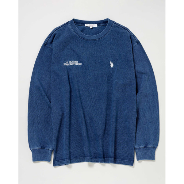 U.S. POLO ASSN. 유에스폴로에센 더블홀스맨 자수 긴팔티 5컬러 PLM51213DQ