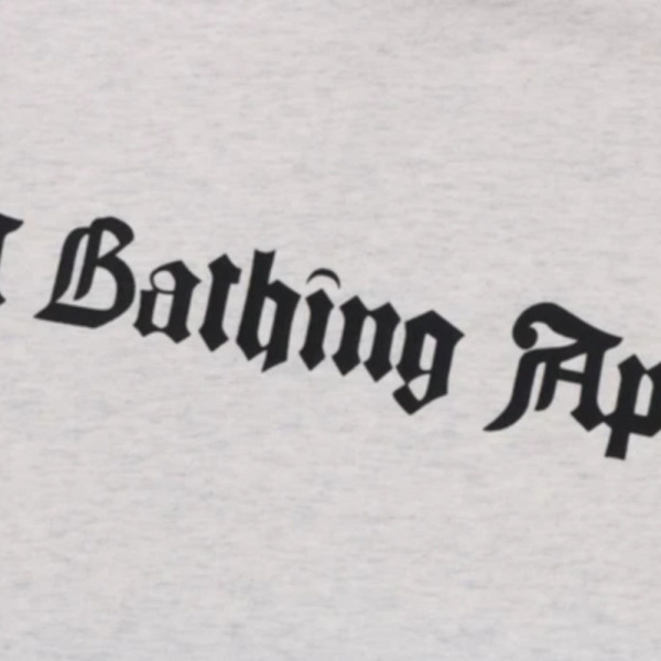 베이프 어 베이씽 에이프 로고 릴렉스핏 티셔츠 2컬러 1L80110325