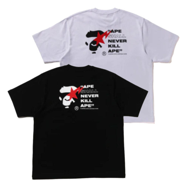 베이프 STA 에이프 페이스 릴렉스핏 티셔츠 2컬러 1L80110321