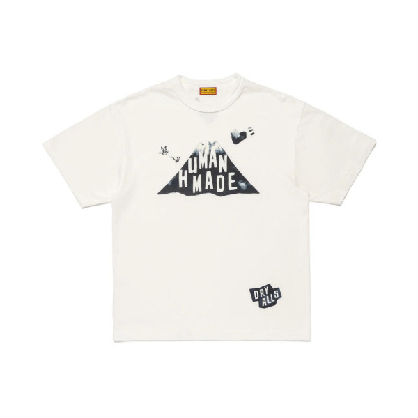 휴먼메이드 그래픽 티셔츠 화이트 HM29TE028