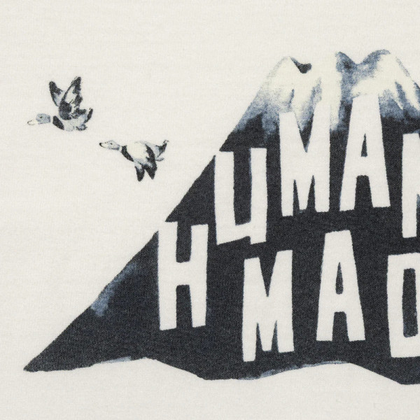 휴먼메이드 그래픽 티셔츠 화이트 HM29TE028