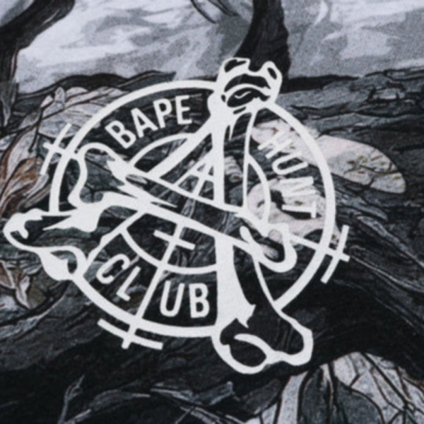 베이프 트리 엣지 카모 레이어드 풀오버 후드티 2컬러 1L80114003